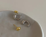 Pendiente Bicolor aro