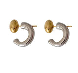 Pendiente Bicolor aro