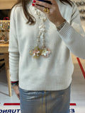 Collar Largo Flores Oros
