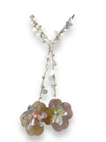 Collar Largo Flores Oros