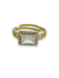Anillo Rectang Circo