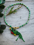 Gargantilla Pájaro Verde
