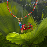 Gargantilla Pavo Real