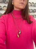 Collar Largo Gota Oro