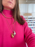 Collar Largo Gota Oro
