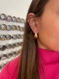 Pendientes Media Gota Oro