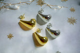 Pendientes Media Gota Oro