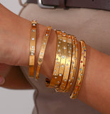 Brazalete Esclava Mini Estrellas