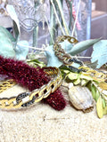 Brazalete Eslabón Strass Black