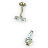 Piercing Barra Circonitas