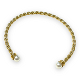Brazalete Trenzado Duo Perla