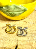 Anillo Nudo Rayado