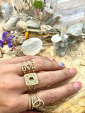 Anillo Triple Imperdible