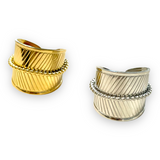 Anillo Ancho Rayas